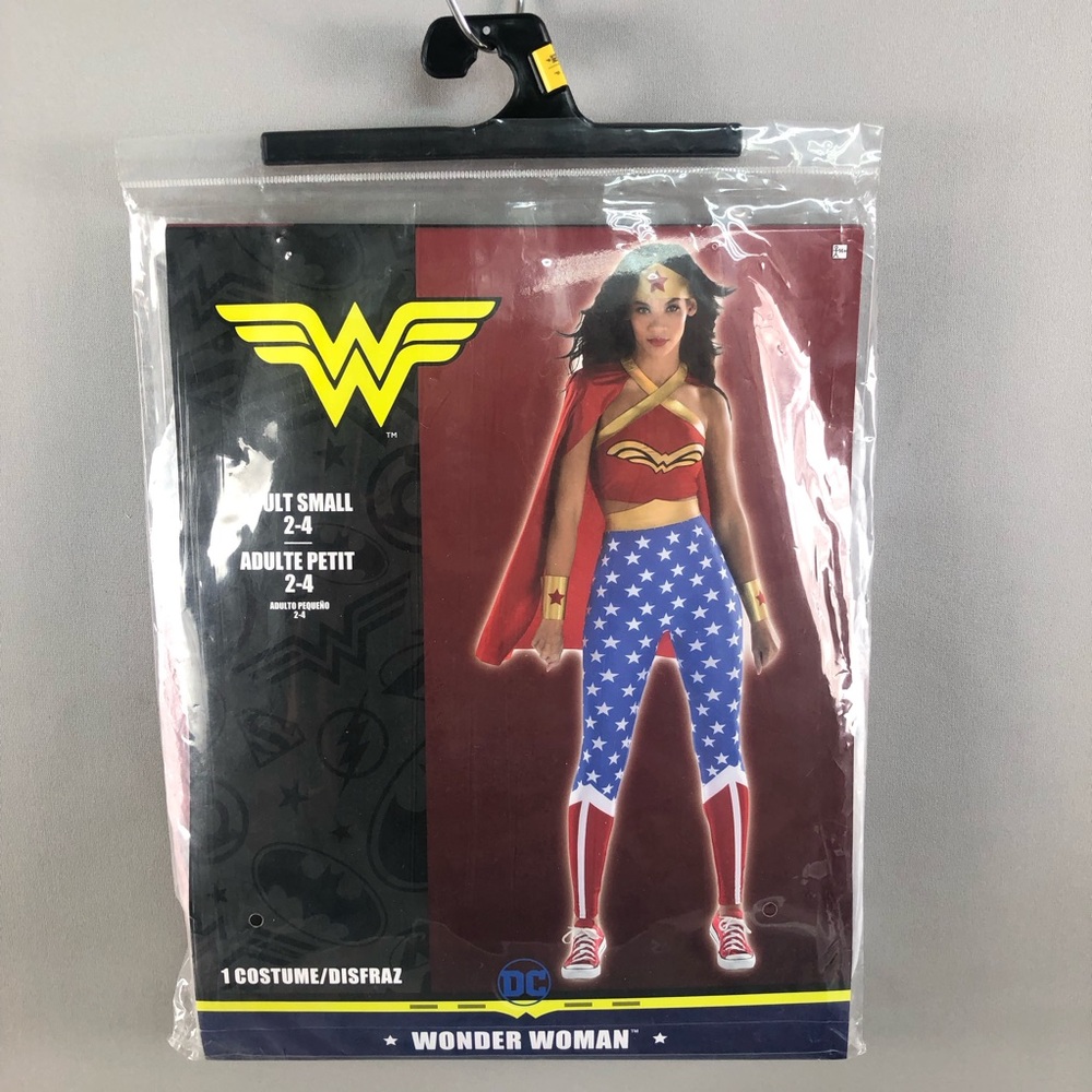 DC Wonder Woman Costume - Red, Blue, Gold